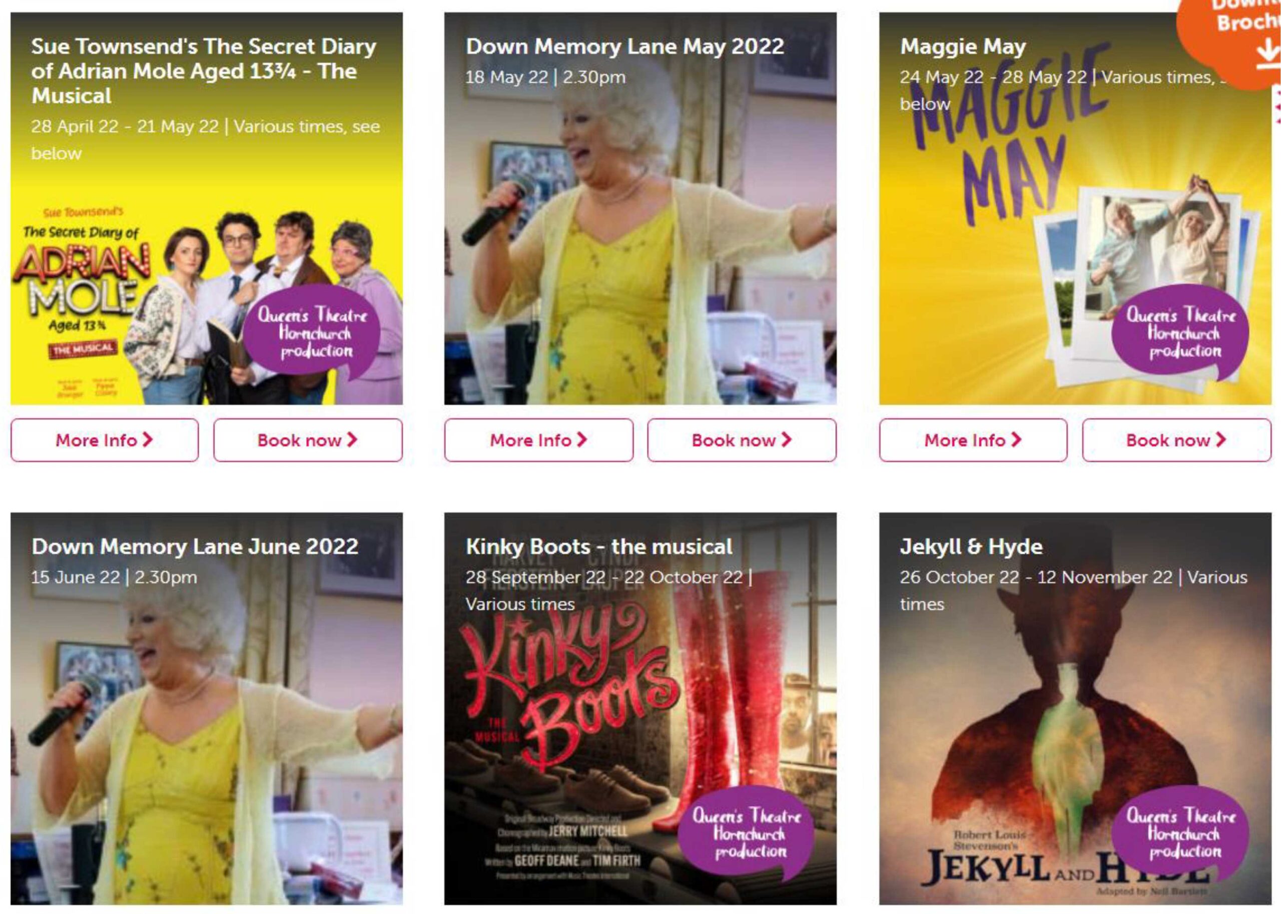 Queens Theatre Accessible Performances | Havering over 50s Forum